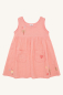 Preview: Hust&Claire - HCKaroline Dobby Kleid hellrot